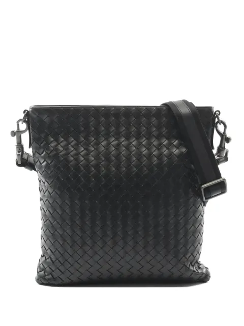 Bottega Veneta Pre-Owned 2010s small intrecciato leather messenger bag