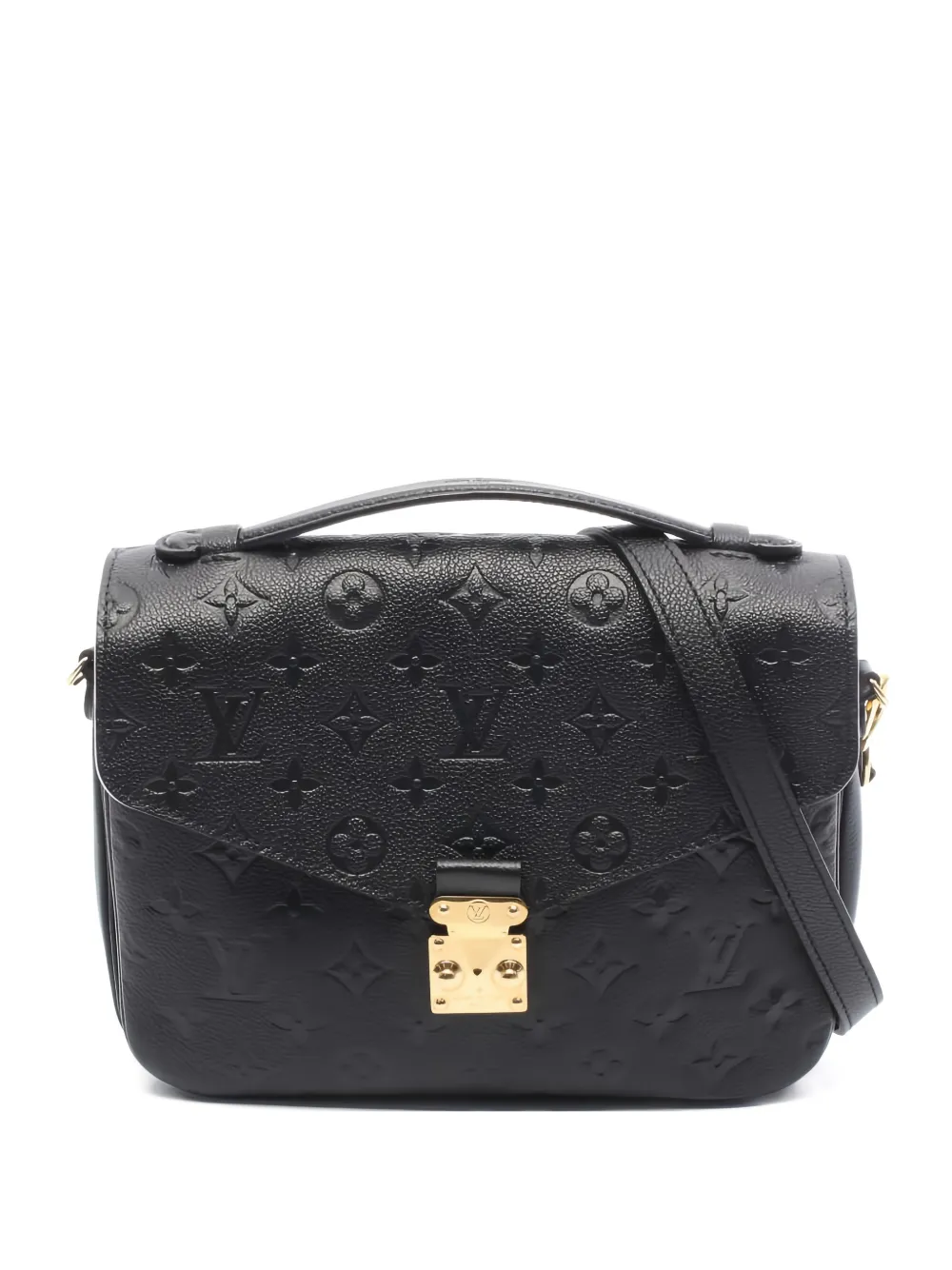 Louis Vuitton Pre-Owned Borsa tote Metis MM in pelle con monogramma 2019 - Nero