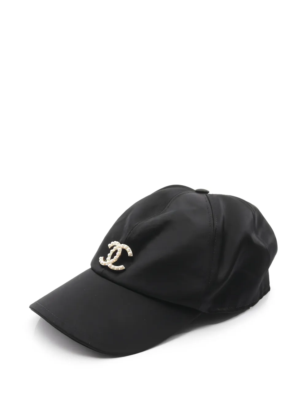 CHANEL Pre-Owned 1986-1988 Coco Mark cap - Nero