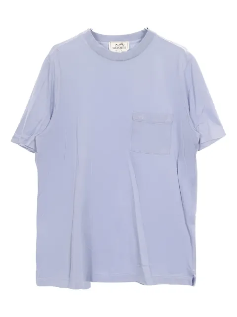 Hermès Pre-Owned 2000s embroidered pocket T-shirt