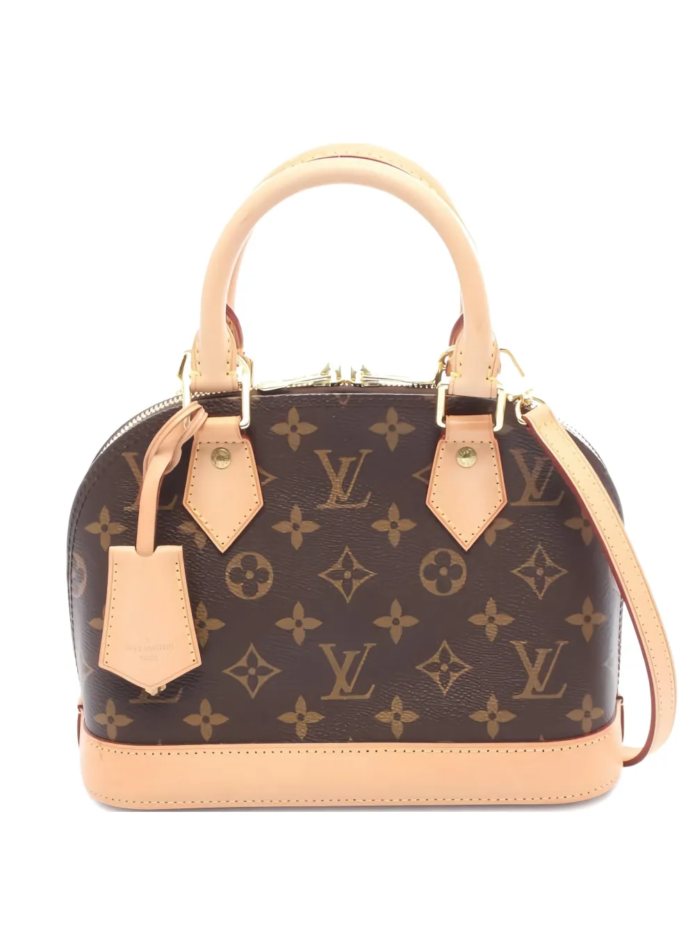 Louis Vuitton Pre-Owned Borsa tote Alma BB in pelle con monogramma 2018 - Marrone