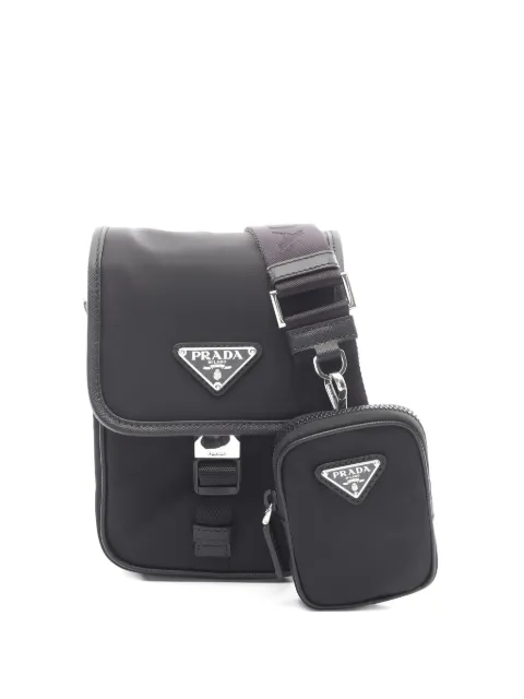 Prada Pre-Owned sac porté épaule à plaque logo (années 2020)