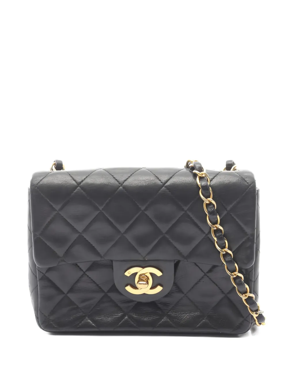 CHANEL Pre-Owned 1991-1994 mini matelasse chain shoulder bag - Nero
