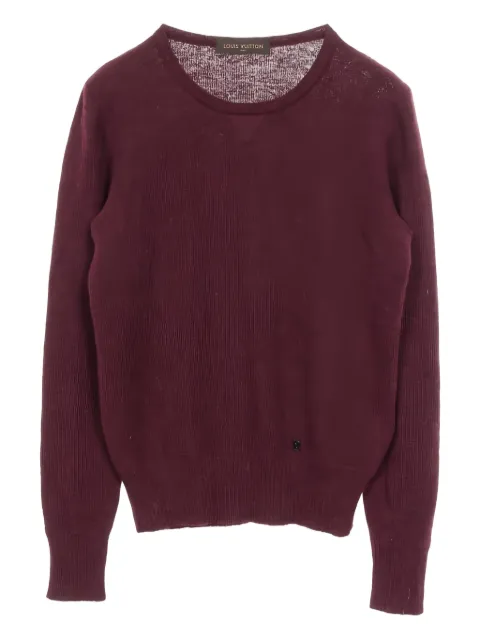 Louis Vuitton Pre-Owned 2010 long-sleeve crew-neck sweater