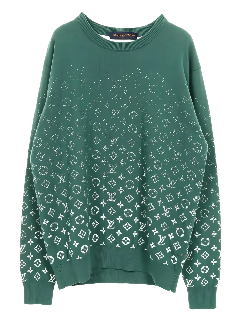 Louis Vuitton Pre-Owned Top con monogramma - Verde