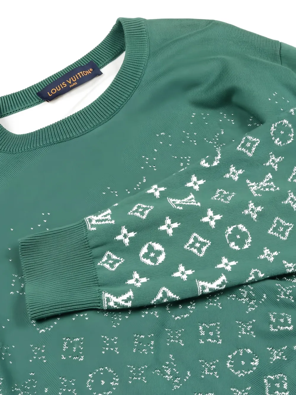 Monogram Knit Cotton Top