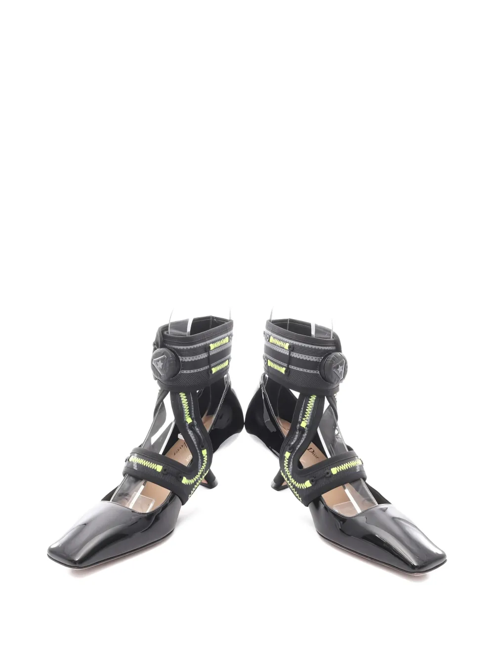 Christian Dior Pre-Owned x Roger Vivier 2010's ankle strap pumps - Zwart