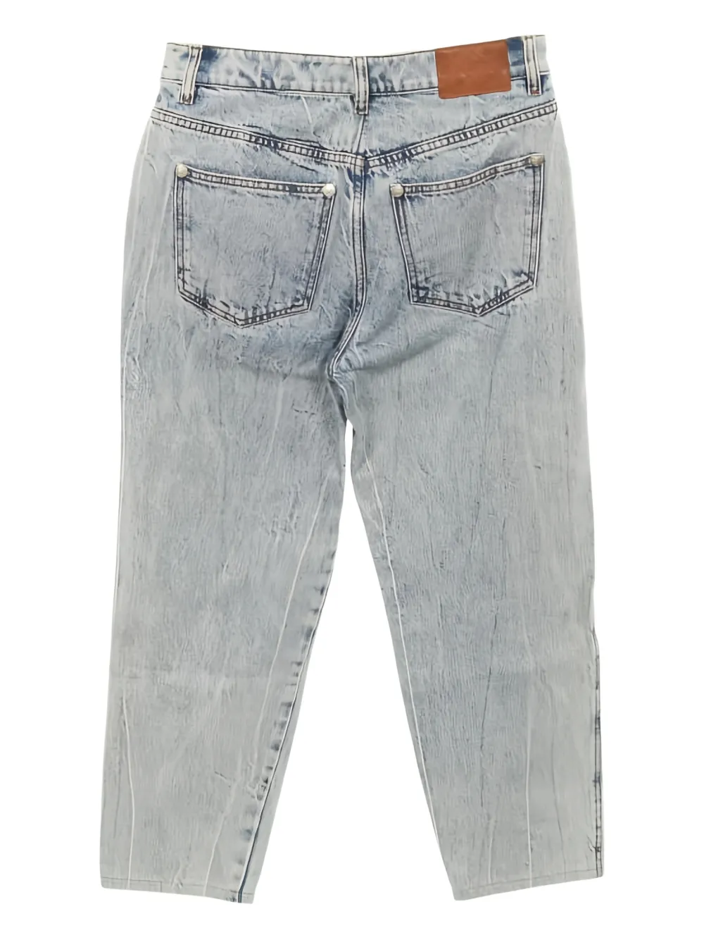 CHANEL Pre-Owned 1986-1988 cocomark button trousers - Blauw