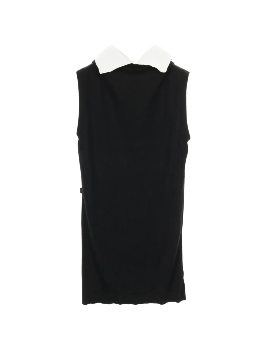 Louis Vuitton Pre-Owned 2010s sleeveless collared mini dress - Black