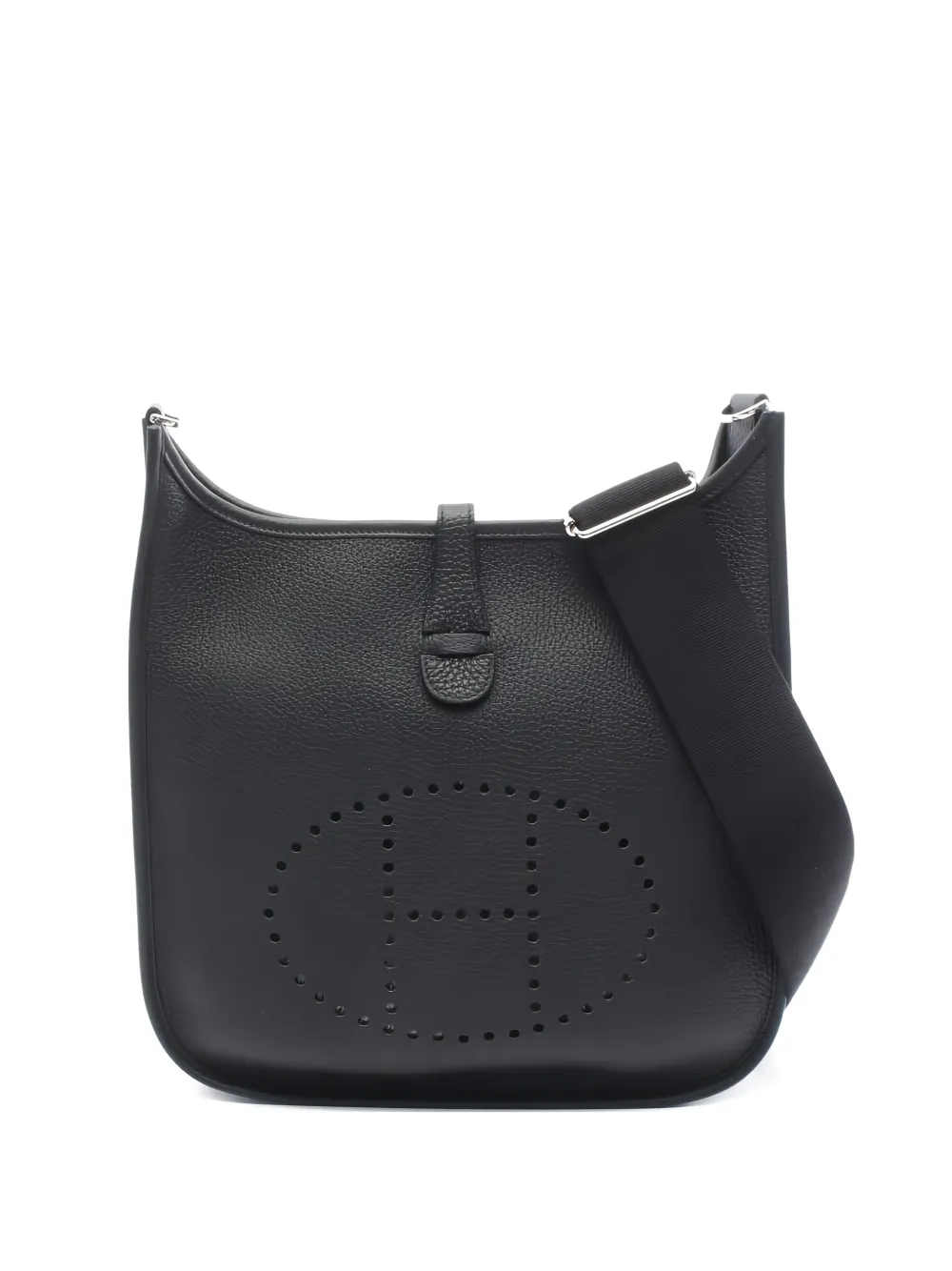 Hermès Pre-Owned Borsa a spalla Evelyn 3 Troyes PM in pelle 2025 - Nero