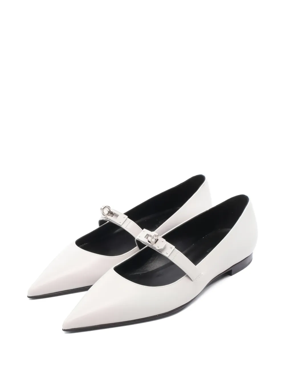 Hermès Pre-Owned Ballerine Kelly Griclaire in pelle anni 2020 - Grigio