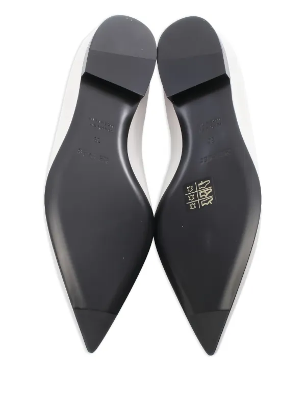 Hermès Pre-Owned 2020s ケリー グリクレア レザーフラットシューズ