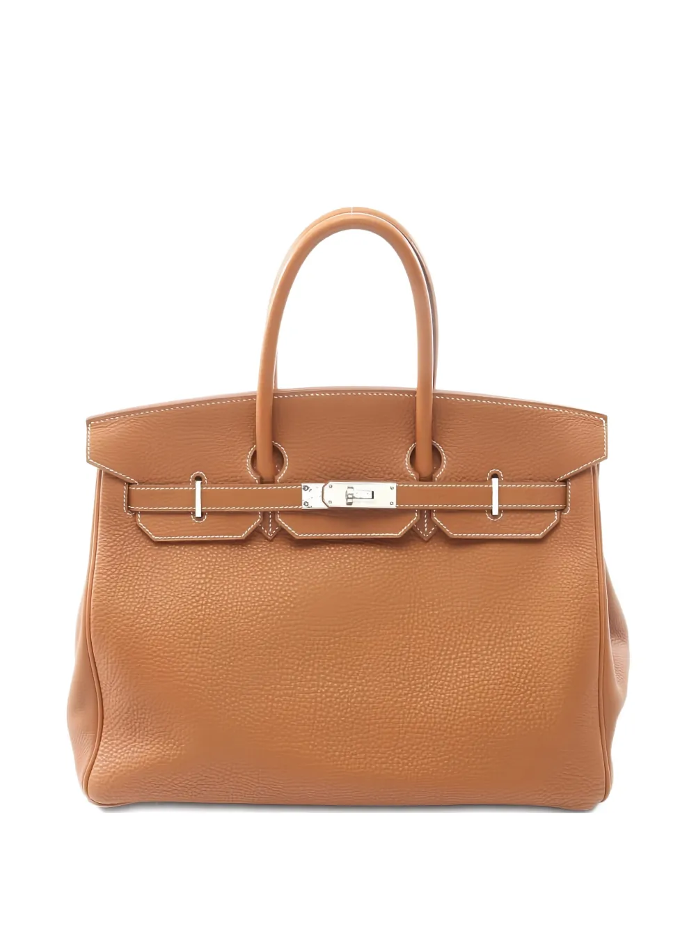 Hermès Pre-Owned 2002 Birkin 35 top-handle tote bag - Marrone