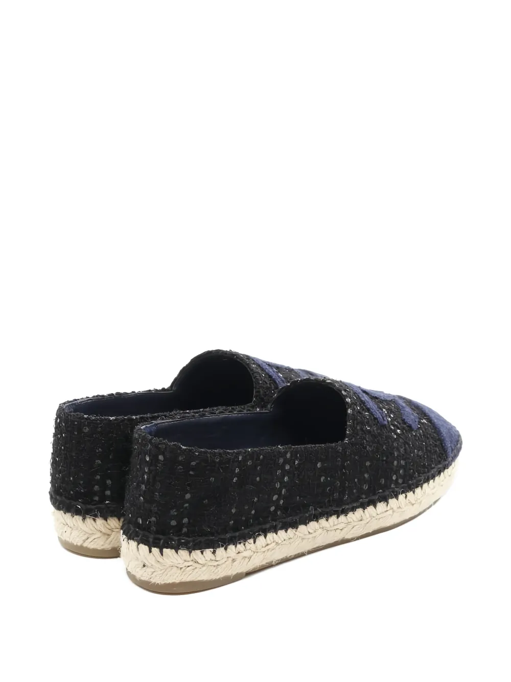 CHANEL Pre-Owned 1986-1988 CC-mark espadrilles - Zwart
