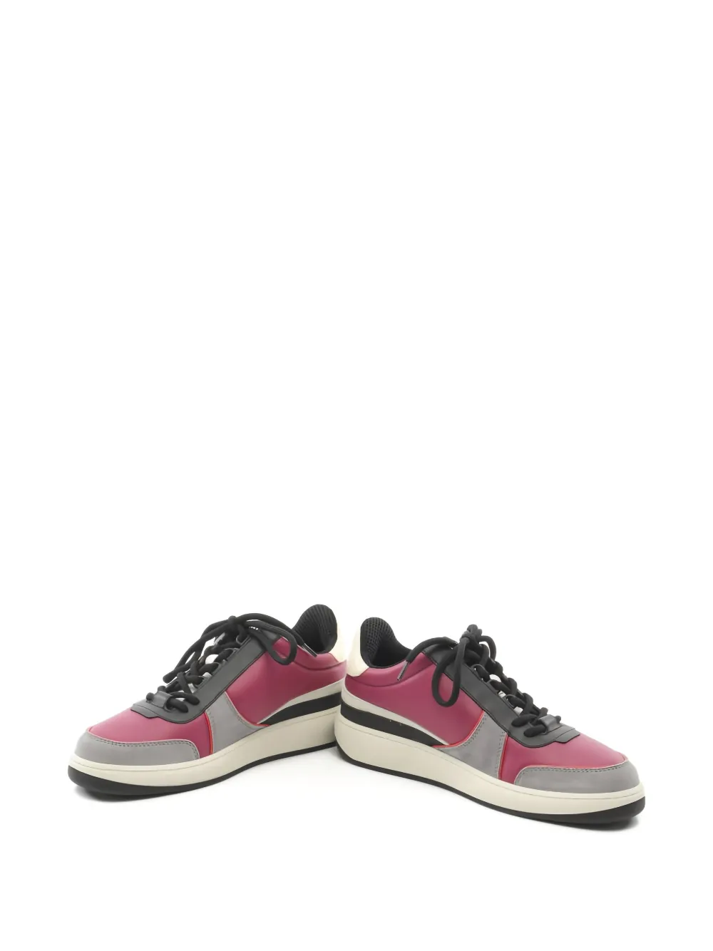 CHANEL Pre-Owned 1986-1988 coco mark leather sneakers - Roze