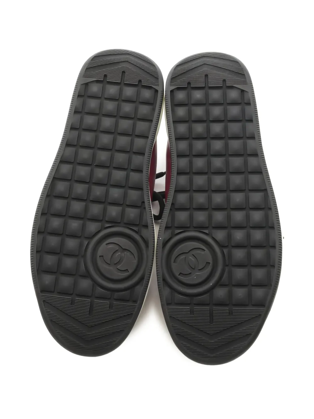 CHANEL Pre-Owned 1986-1988 Coco Mark Leather Sneakers | Pink