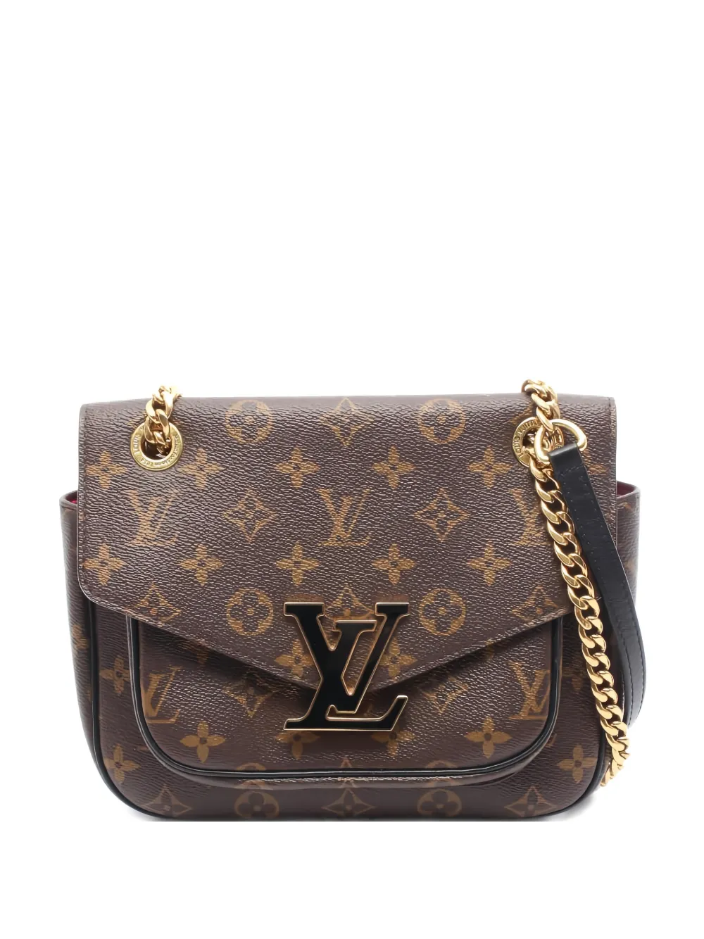 Louis Vuitton Pre-Owned Borsa a spalla Passy con catena 2021 - Marrone