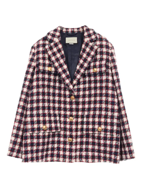 Gucci Pre-Owned 2010s tweed check jacket