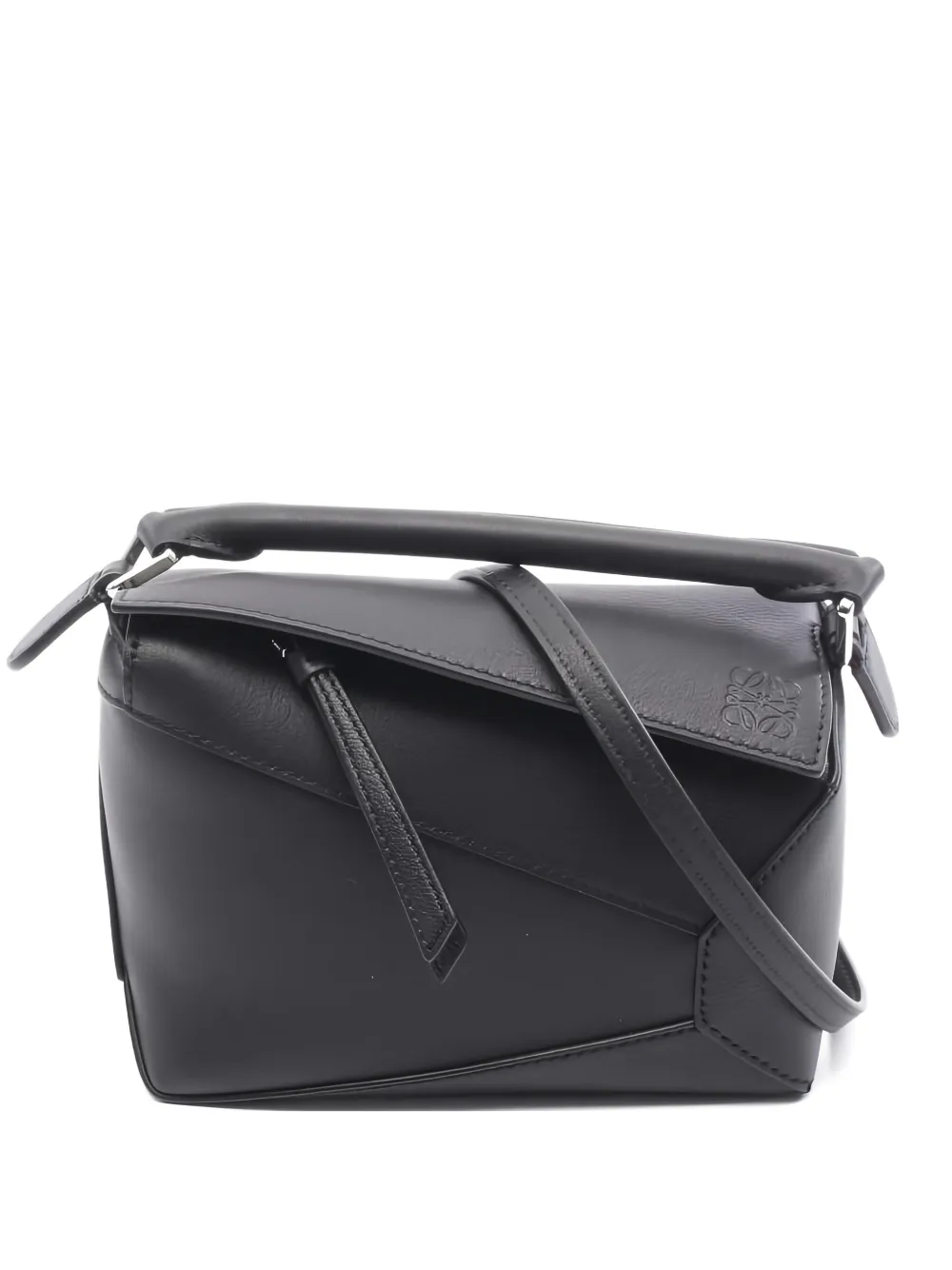 Loewe Pre-Owned Borsa tote Puzzle Edge in pelle anni 2020 - Nero