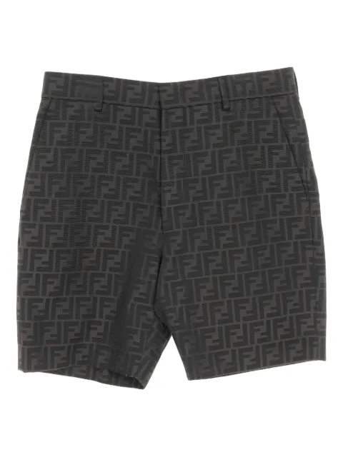 Fendi Pre-Owned Zucca-print shorts