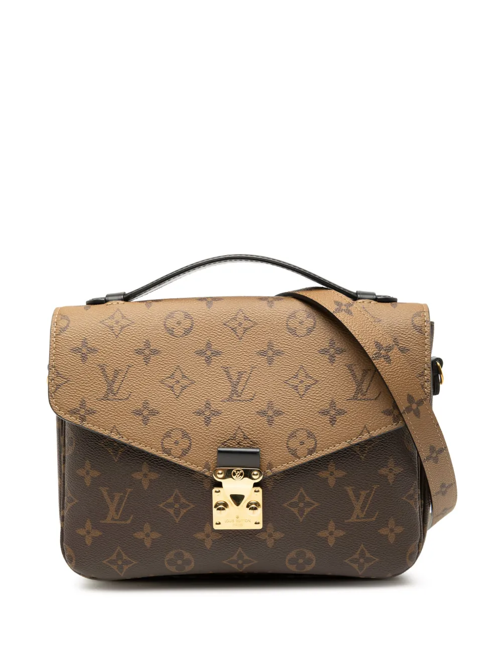 Louis Vuitton Pre-Owned Borsa a tracolla Pochette Metis con monogramma 2019 - Marrone