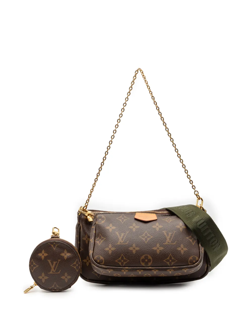 Louis Vuitton Pre-Owned 2020 Monogram Multi Pochette Accessoires satchel - Marrone