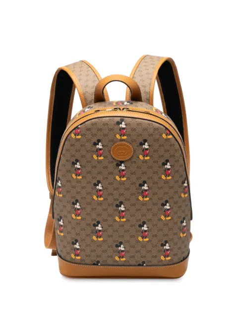 Gucci Pre-Owned petit sac à dos Mickey Mouse Dome à motif GG Supreme (2016-2025)