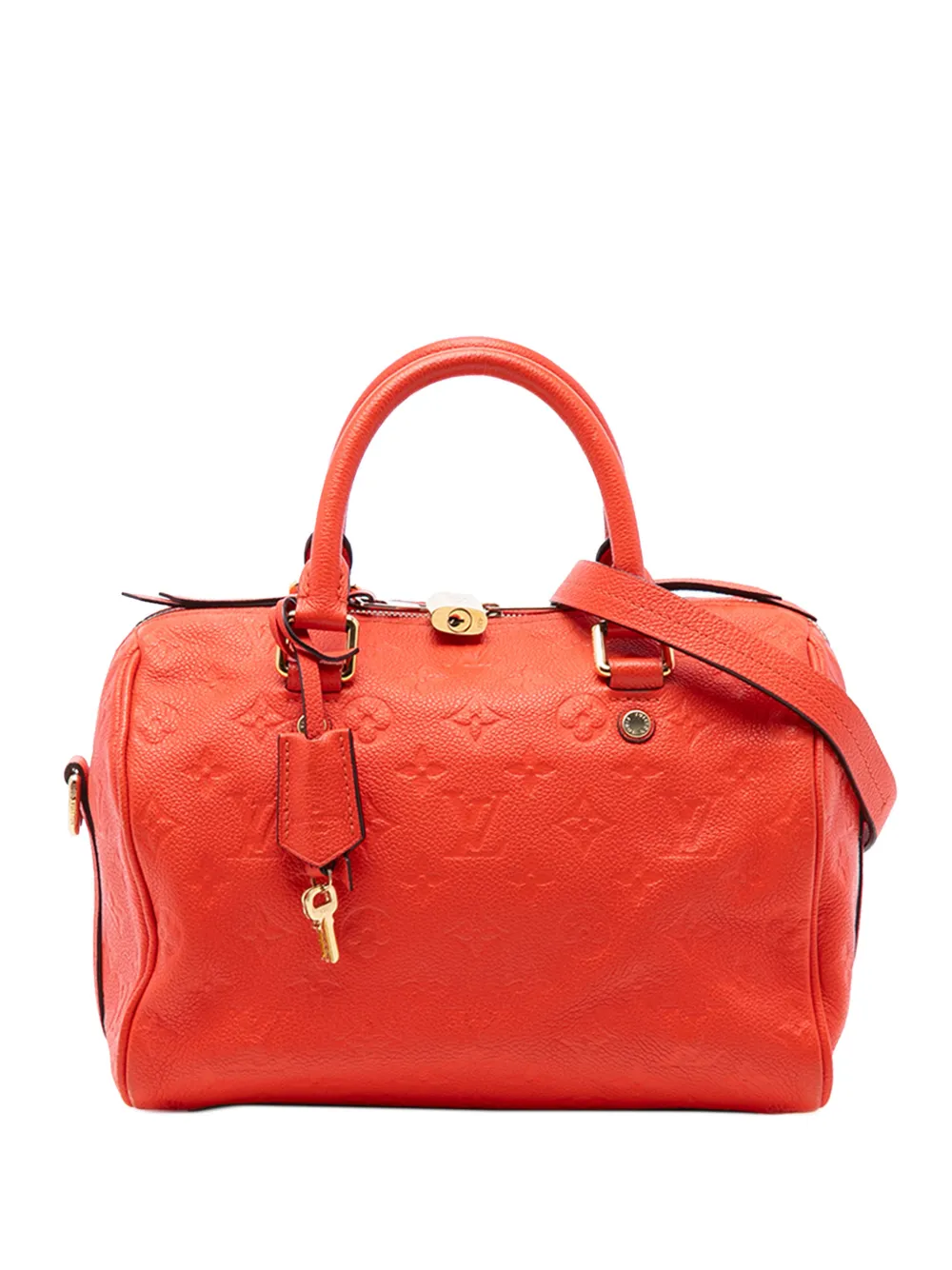 Louis Vuitton Pre-Owned 2012-2020 Monogram Empreinte Speedy Bandouliere 25 satchel - Orange