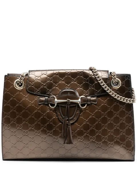 Gucci Pre-Owned bolsa de hombro Guccissima Emily grande 2016-2025