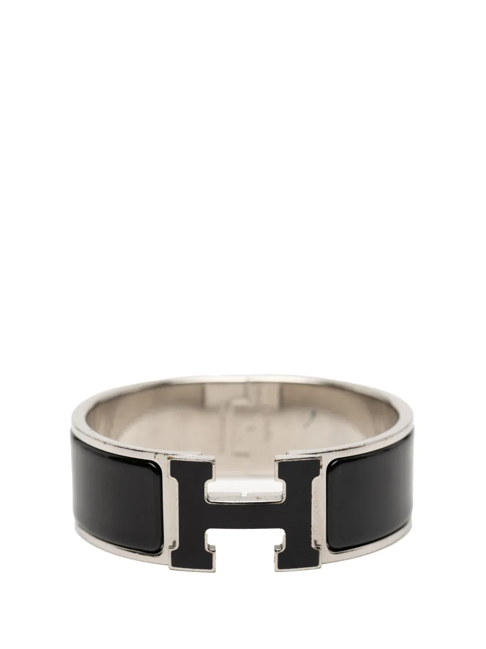Hermès Pre-Owned Bracciale Clic Clac H PM smaltato 2000-2025 - Nero