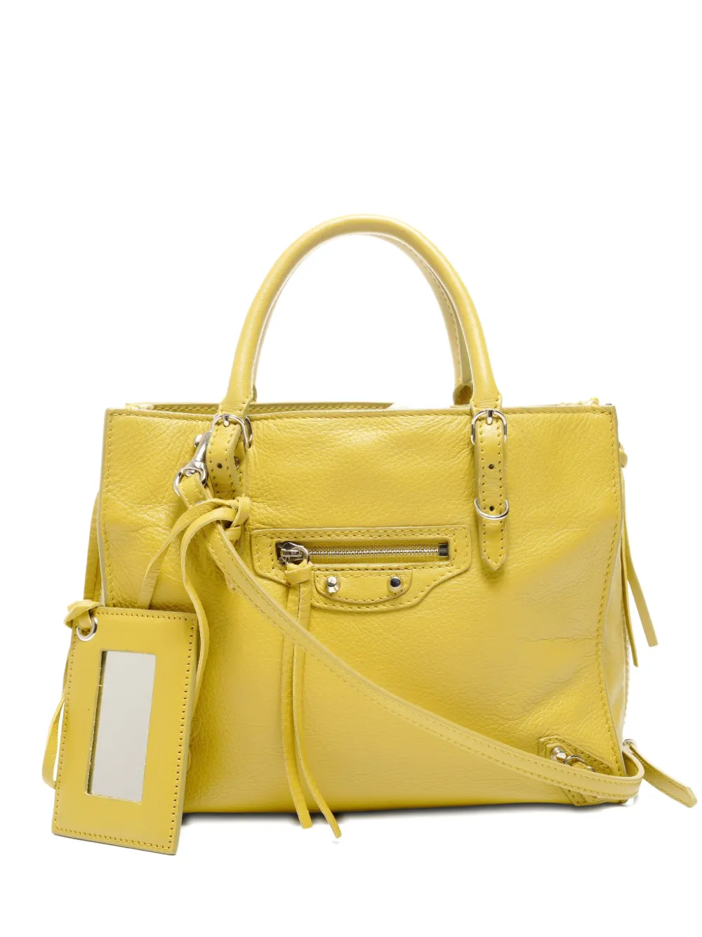 Balenciaga Pre-Owned 2015-2025 mini The Paper shoulder bag - Giallo