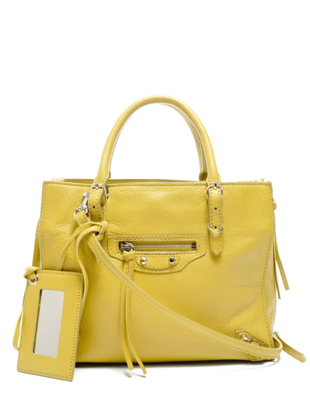 Balenciaga Pre-Owned 2015-2025 mini The Paper shoulder bag - Giallo