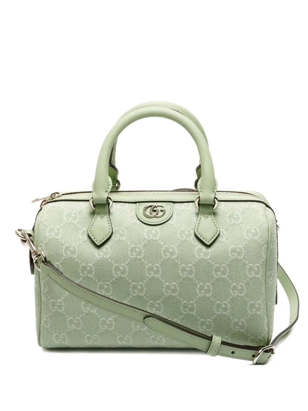 Gucci Pre-Owned 2020-2025 Ophedia GG canvas boston bag - Verde