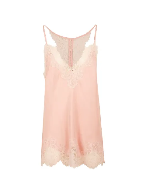 Gold Hawk lace-trim silk camisole