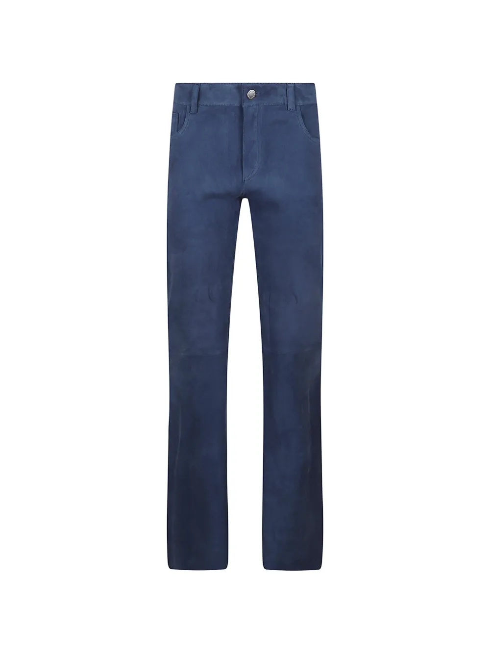 Stouls suede flared trousers - Blu