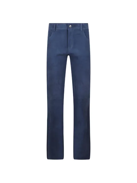 Stouls Paulonia suede flared trousers