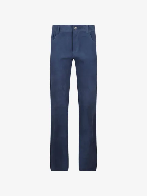 Stouls Paulonia suede flared trousers