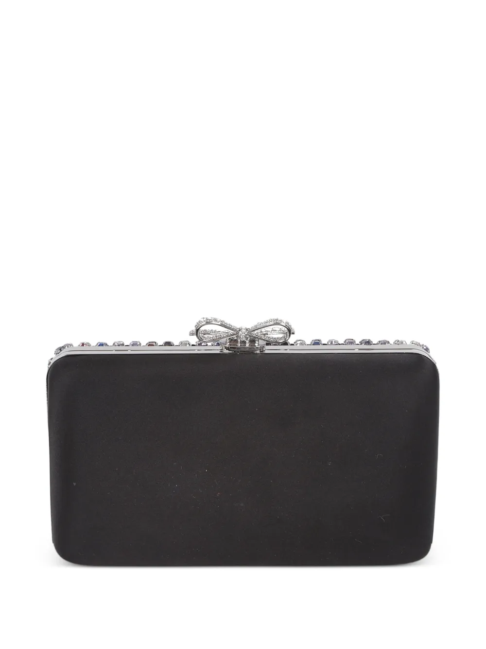 Self-Portrait Clutch verfraaid met kristallen Zwart