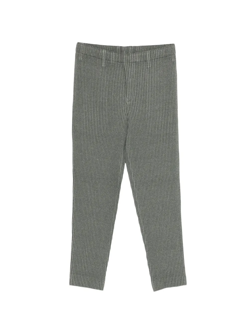 Homme Plissé Issey Miyake pleated tapered trousers - Grigio