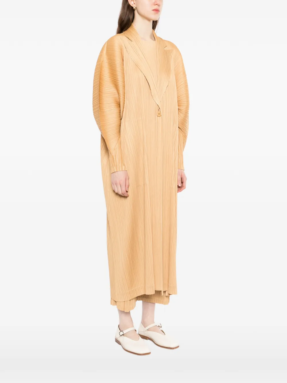 Pleats Please Issey Miyake December jas Geel