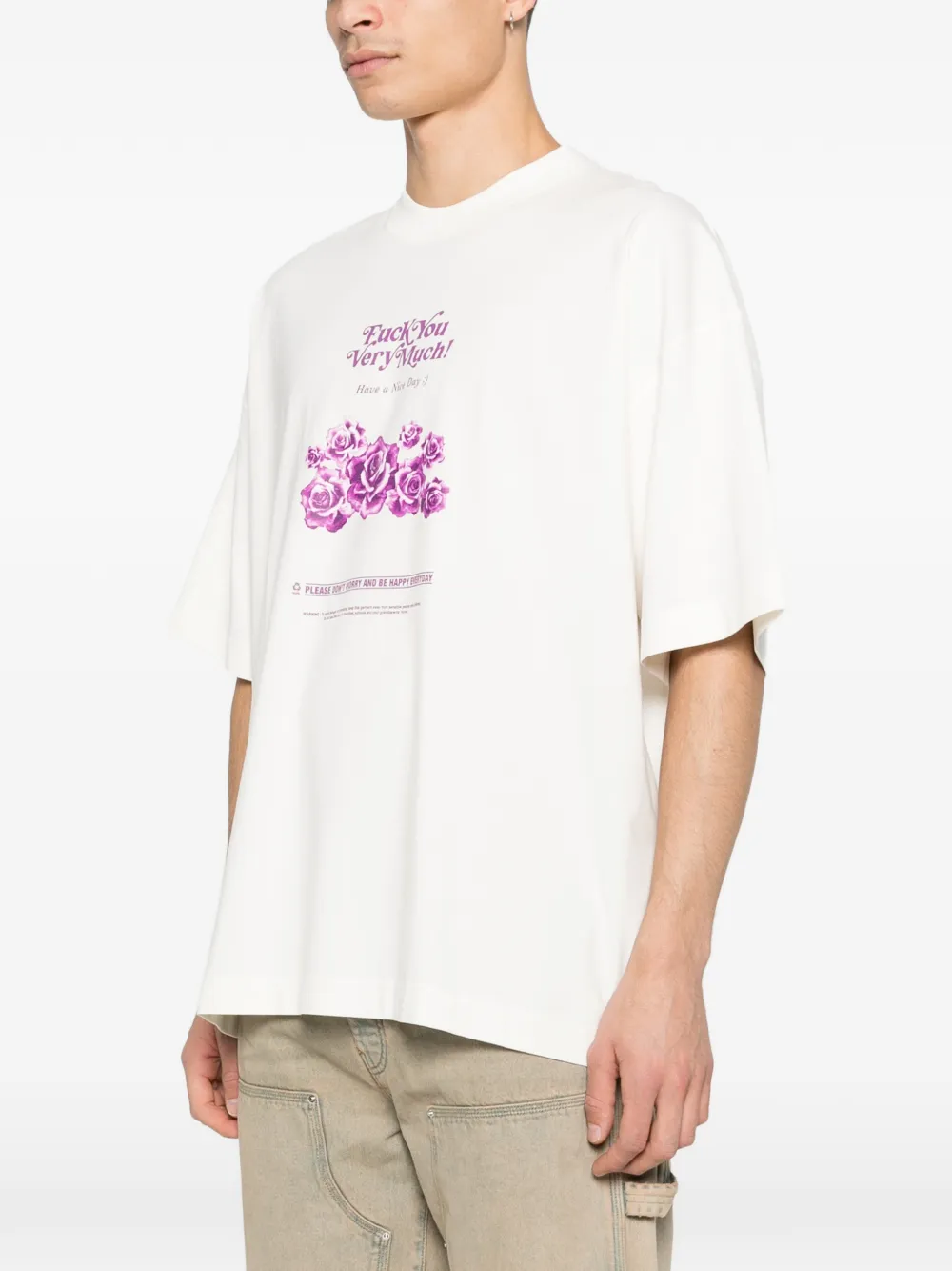  Vetements Printed T-shirt - Neutrals 
