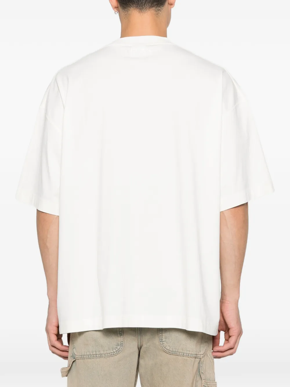 VETEMENTS T-shirt met print Beige