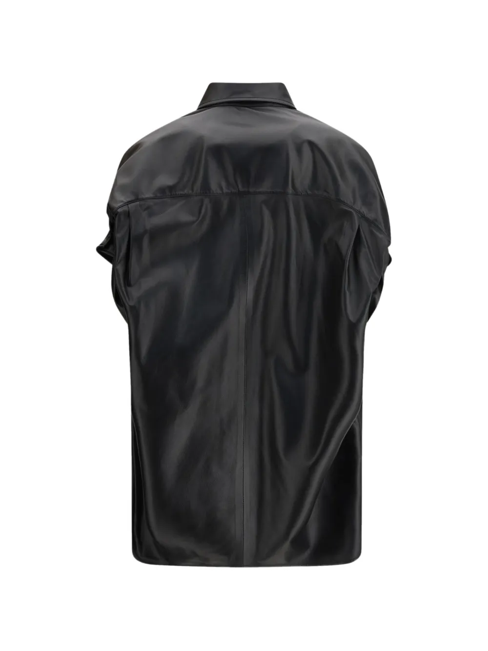 Balenciaga Mini-blousejurk met zak Zwart