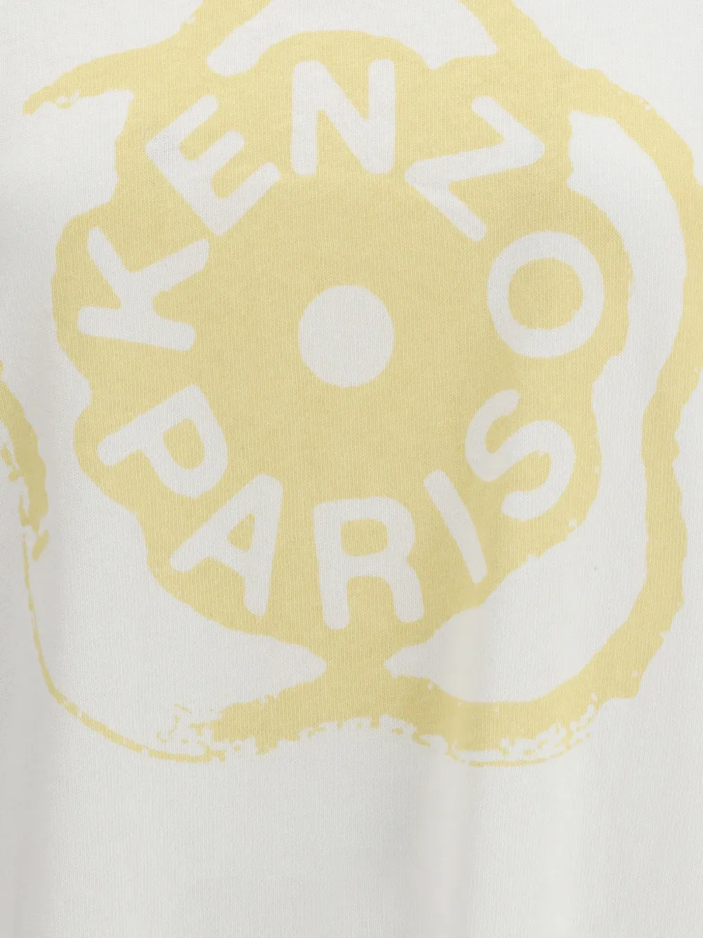 Kenzo Ruimvallend T-shirt met bloemenprint Wit