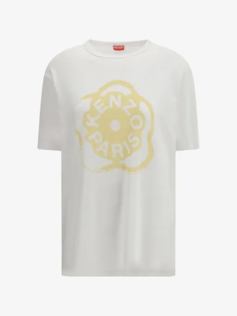 Kenzo flower-graphic loose-fit T-shirt