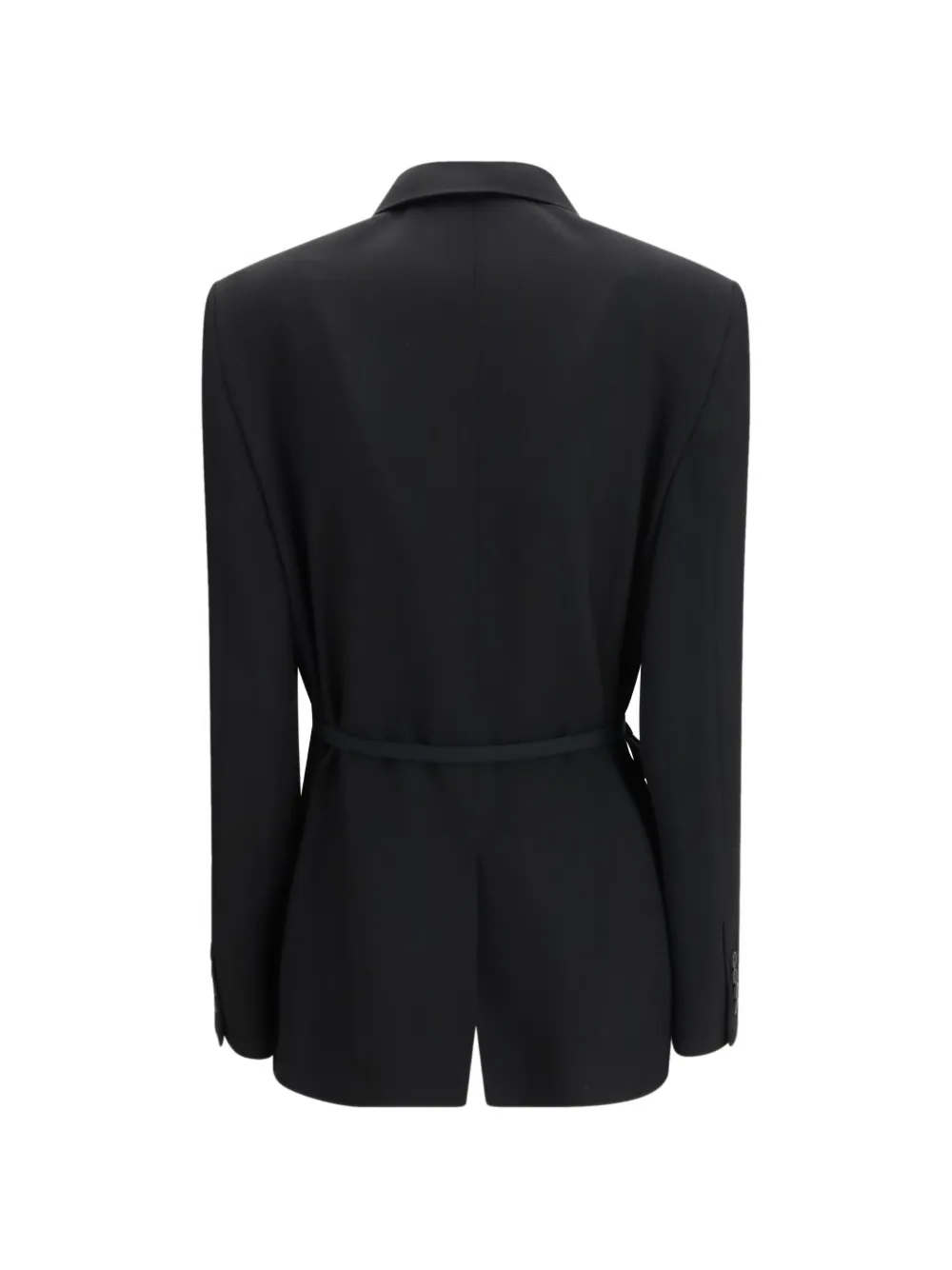 Balenciaga Blazer met smoking revers Zwart