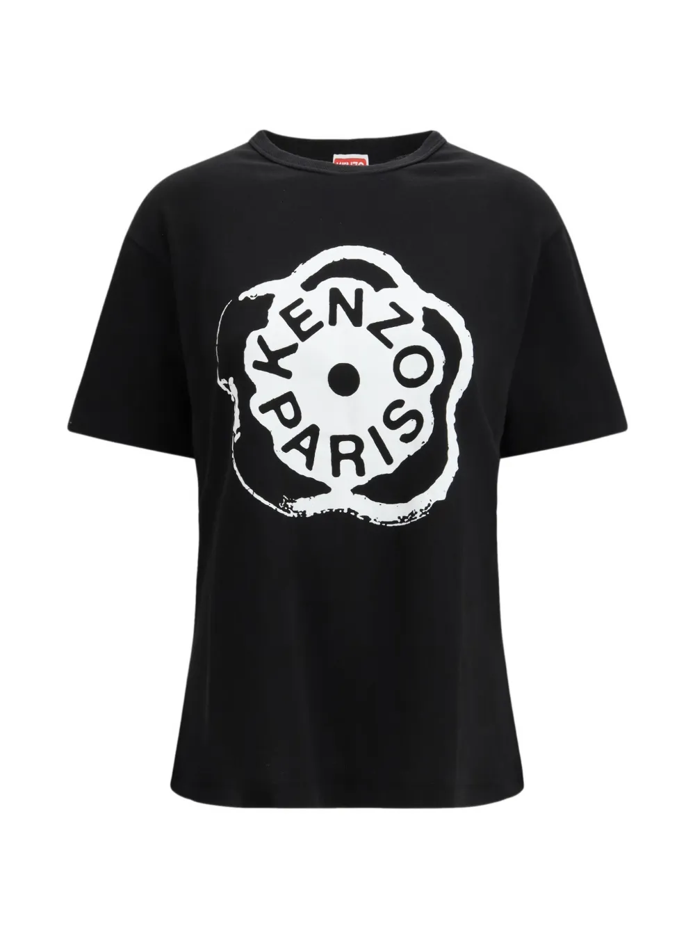 Kenzo flower-print T-shirt - Nero