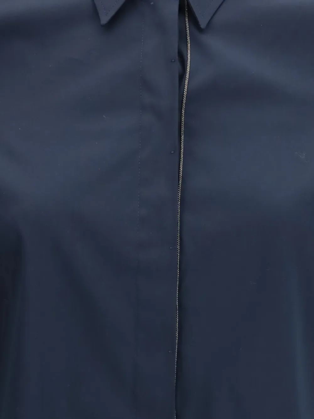  Brunello Cucinelli Chain-trim Shirt - Blue 