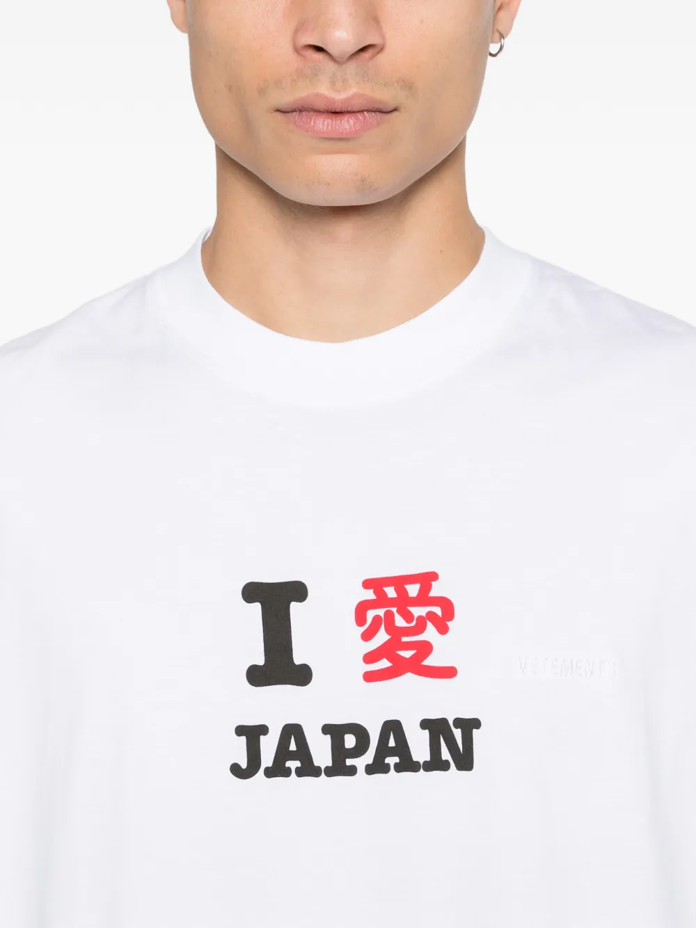 VETEMENTS T-shirt met print Wit