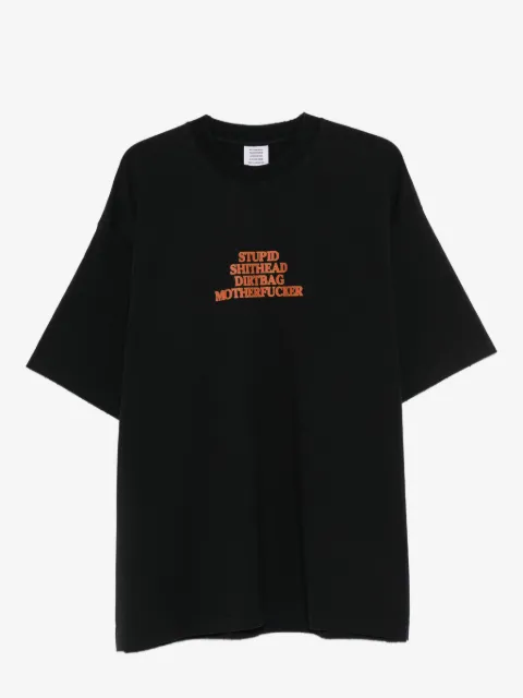 VETEMENTS text-print T-shirt